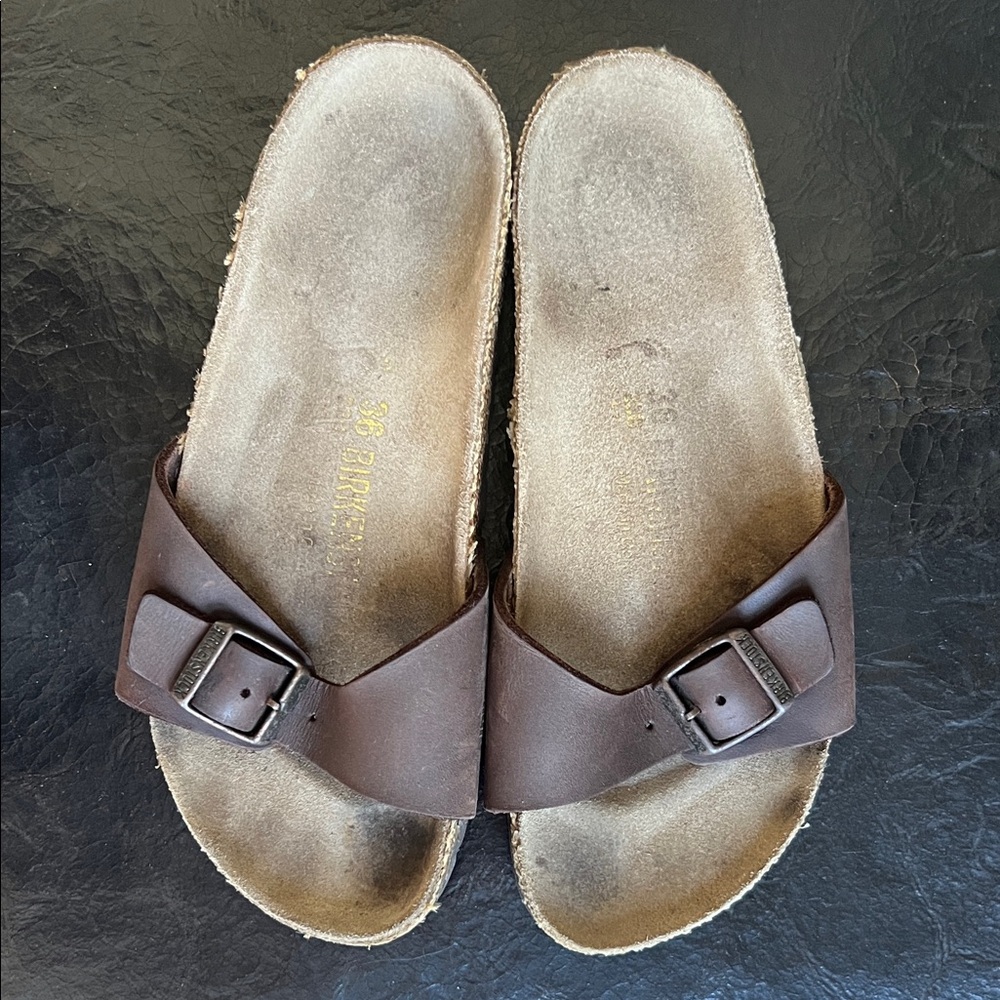 Brown Leather Women's Sandals